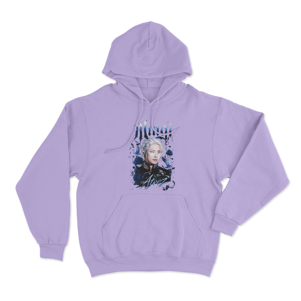 Ateez Mingi Unisex Hoodie Purple Ateez Mingi Unisex Hoodie Purple