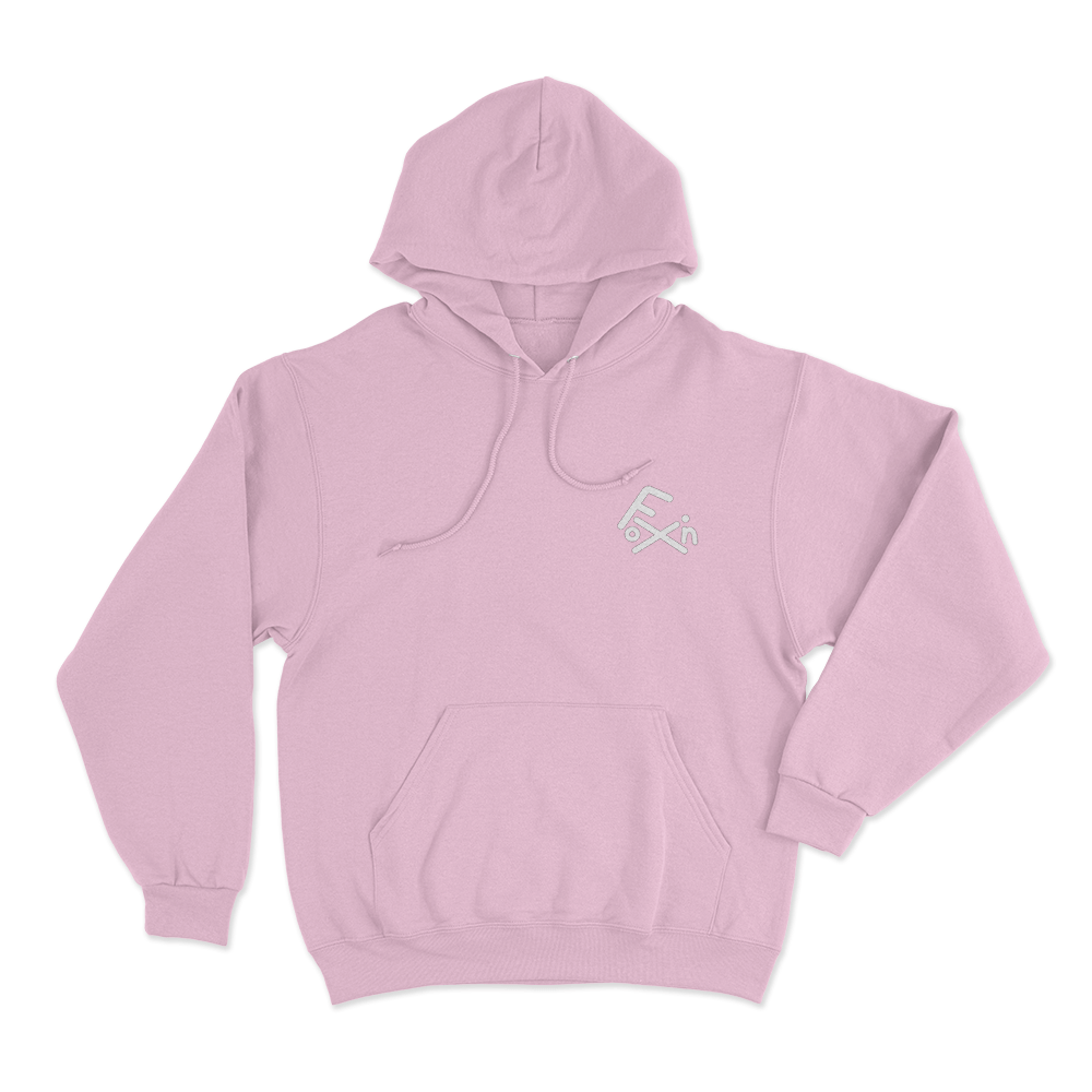 Fix On Logo Unisex Hoodie Pink Fix On Logo Unisex Hoodie Pink