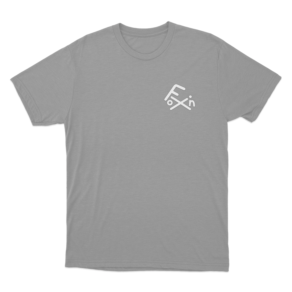 Fix On Logo Unisex T Shirt Grey Fix On Logo Unisex T Shirt Grey