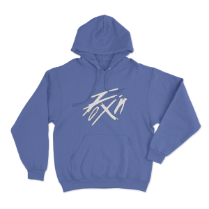 Fix On Unisex Hoodie Blue