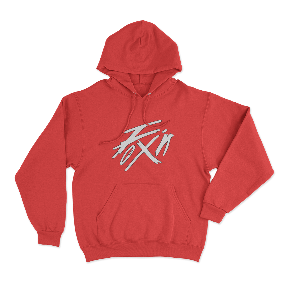 Fix On Unisex Hoodie Red Fix On Unisex Hoodie Red
