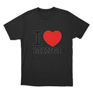 I love Ateez Mingi Unisex T Shirt Black