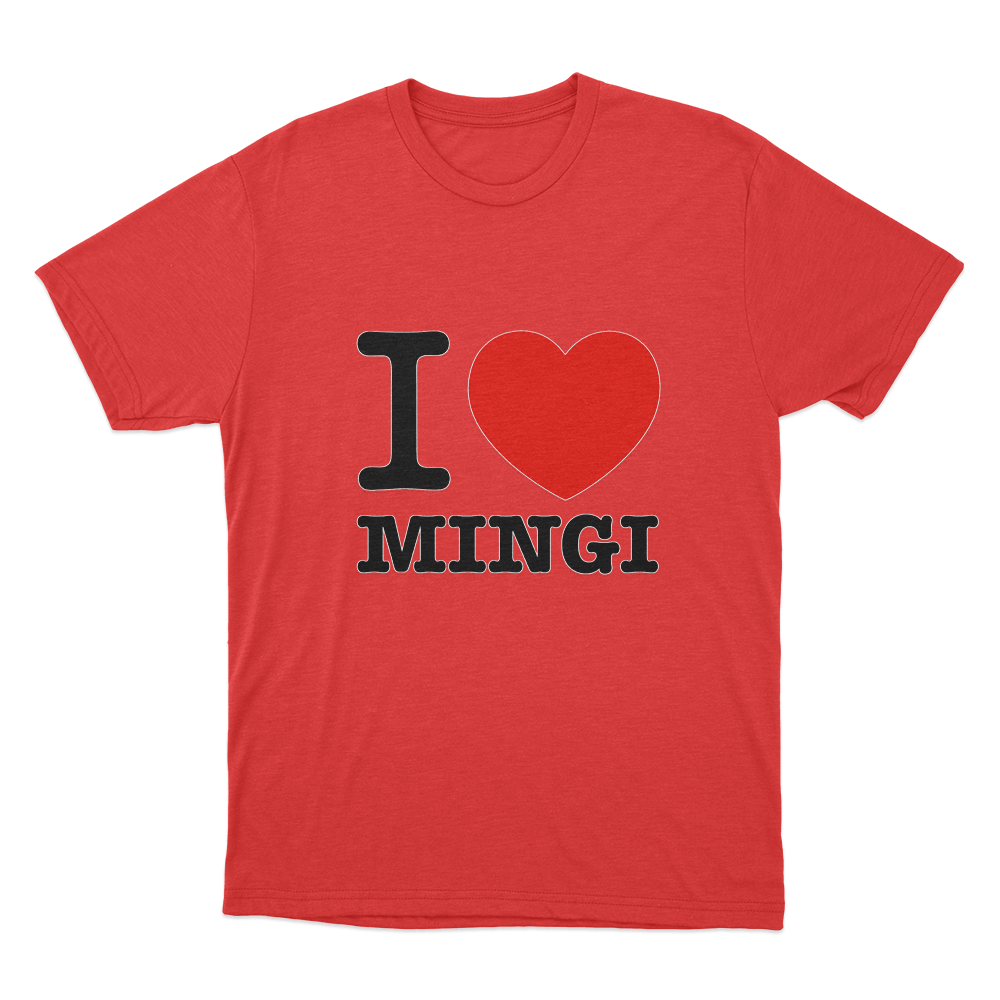 I love Ateez Mingi Unisex T Shirt Red I love Ateez Mingi Unisex T Shirt Red