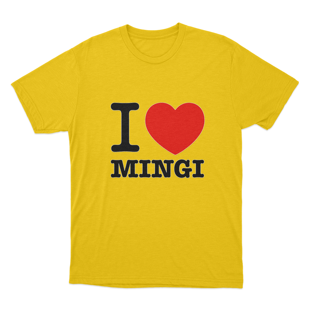 I love Ateez Mingi Unisex T Shirt Yellow I love Ateez Mingi Unisex T Shirt Yellow