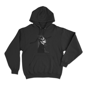 Mingi Fix On Portrait Unisex Hoodie Black