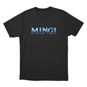 Mingi Unisex T Shirt Black