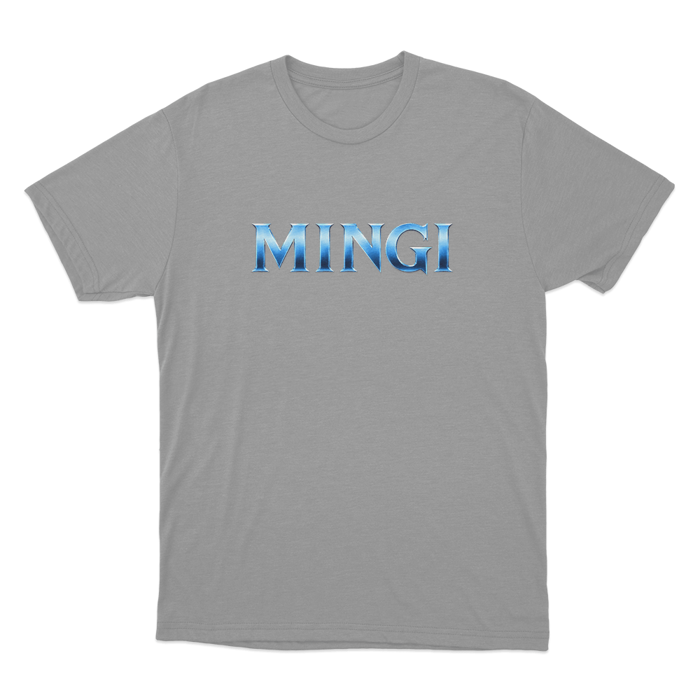 Mingi Unisex T Shirt Grey Mingi Unisex T Shirt Grey