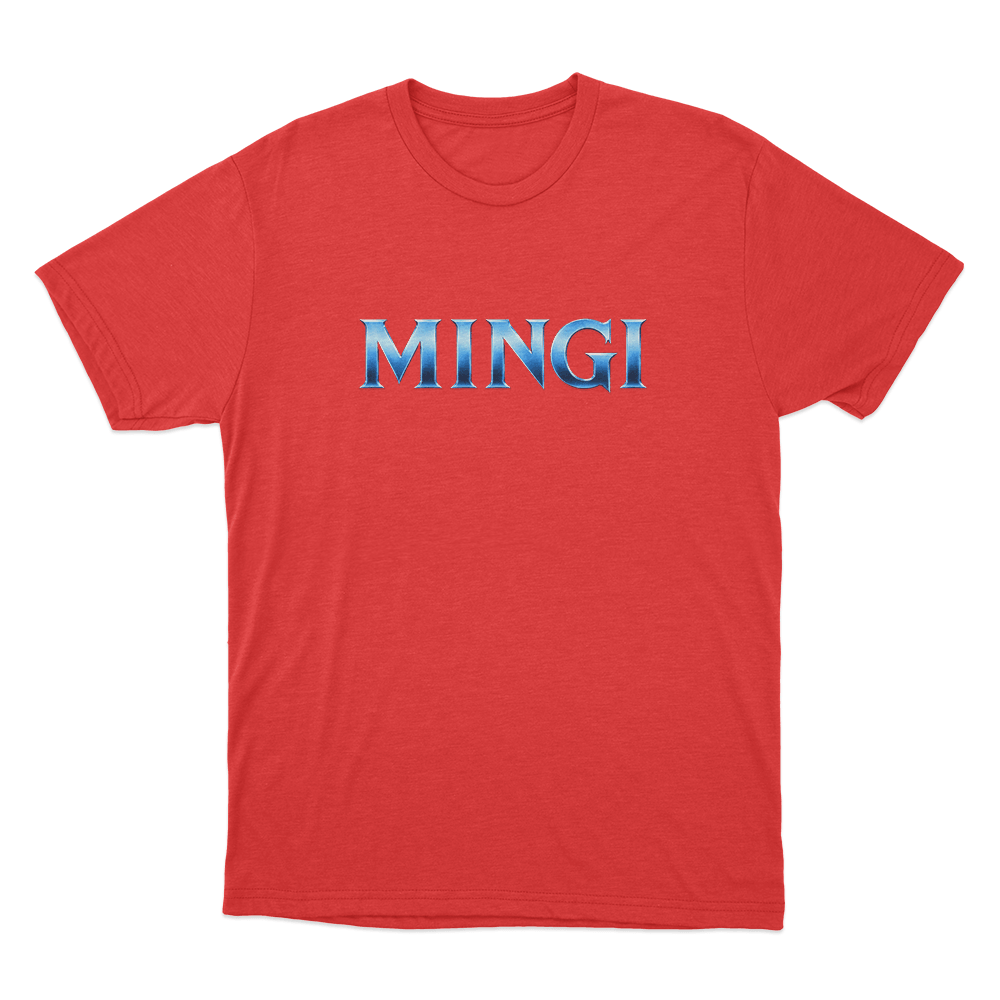 Mingi Unisex T Shirt Red Mingi Unisex T Shirt Red
