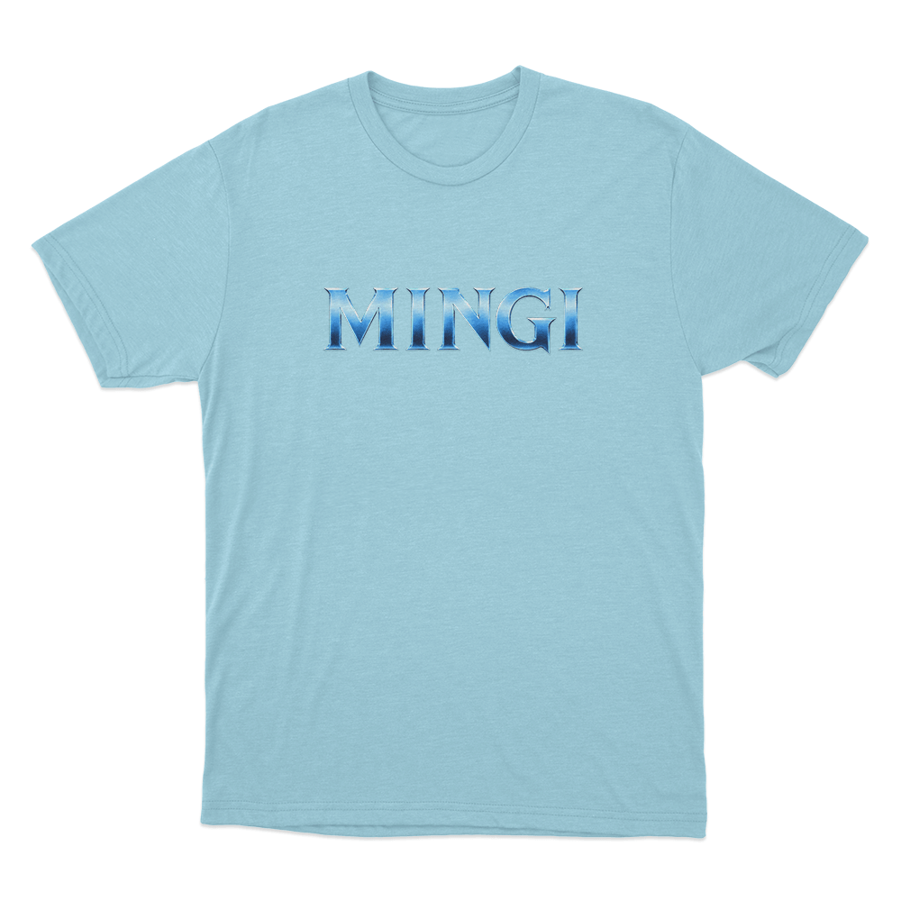 Mingi Unisex T Shirt Sky Blue Mingi Unisex T Shirt Sky Blue